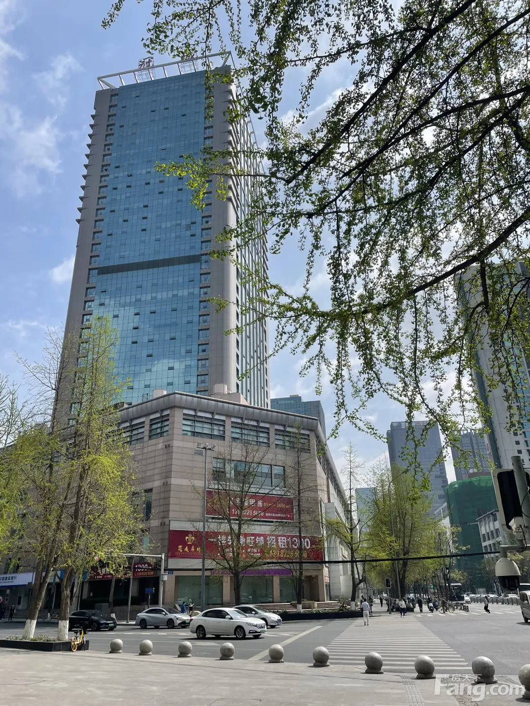青羊草市街冠城广场写字楼 纯写字楼285平米