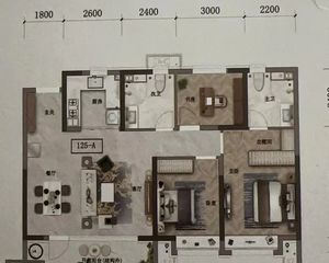 绿地新里城3室2厅2卫南北朝向239.00万元出售