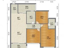 华侨城云邸3室2厅2卫东南朝向139.00万元出售
