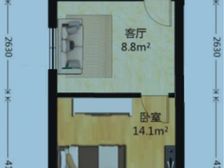 房东直卖 华师大一村1号方型 全明边套视野佳 健康养生学习房