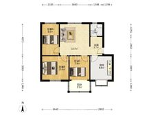 省民航社区3室1厅1卫南北朝向67.00万元出售