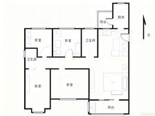 恒大悦府4室2厅2卫南北朝向130.00万元出售