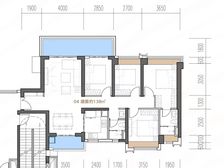 湛江招商邮轮城I区可望海 4室2厅 138㎡ 205万
