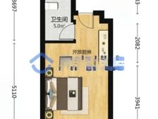 阳光驿城1室1卫南朝向26.50万元出售