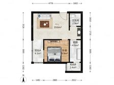 金福家园1室1厅南朝向228.00万元出售