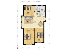 金象泰紫薇花园3室2厅1卫南北朝向65.00万元出售