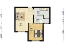 永康城兴利苑1室1厅1卫南朝向140.00万元出售