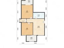 丰泰小区2室1厅1卫南北朝向59.00万元出售