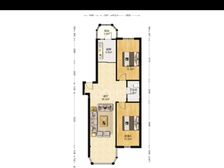 道外 昆仑小区 2室1厅,