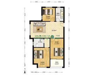 江北 颐和名郡 3室2厅