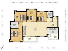 花样年香門第北区 4室2厅 中高楼层东南朝向