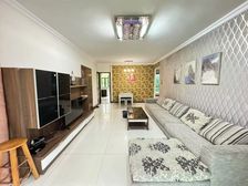 南北对流板楼平层大三房,两梯两户花园中芯双阳台