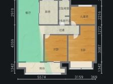 通州 世纪之光 3室2厅 96.70㎡ 64万