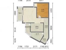 白沙大道南北通透两居室,32万安家龙光普罗旺斯