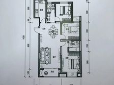 南中环旁124平三居室,南北通透阳光房,业主诚售