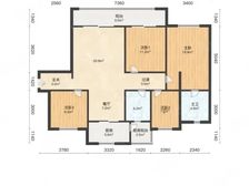 新都 龙湖听蓝湾 4室2厅 130.48㎡ 183万