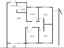 海州 金鹰秋枫苑 3室2厅