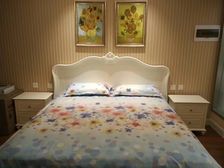 群力银泰城公寓 简欧装修全套海尔家电常年托管中,买了就**金