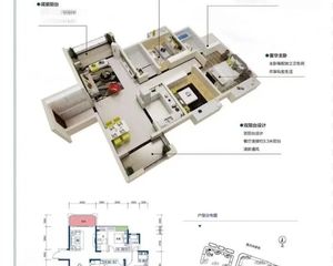 天元 华晨金水湾 3室2厅 南北通透双阳台