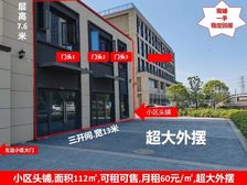 新社区底商,超大外摆,大开间