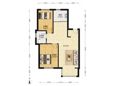 甘井子 中华城 2室1厅 96.54㎡ 104万