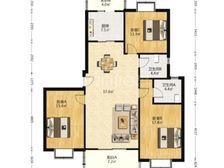 高新 天业盛世花城 3室2厅 143.42㎡ 195万
