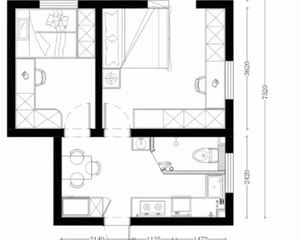 房山 永安西里北区 2室1厅 52.00㎡ 56万