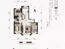 公主岭 绿岭蓝湾 3室1厅 116.00㎡ 46万