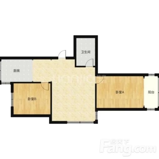 市北啤酒街东洲悦苑 2室2厅 112㎡ 3000元/月