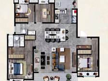 润州 红豆和院 4室2厅