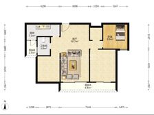 南向三居好房 花样年别样城116平仅62万