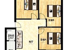 玉林三室一厅,交通方便,公交地铁菜市场近,不当西晒,布局合理