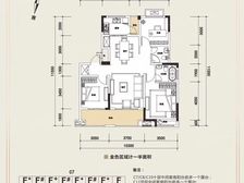 昌江区 融科玖域壹品 3室2厅
