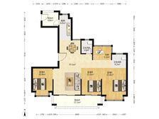 南向四居大宅,青秀澜湾139平仅售450万