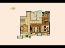 丹徒 绿地·新里城 3室2厅 92.56㎡ 88万