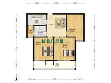 金水 汉飞金沙国际 2室2厅 94.46㎡ 115万