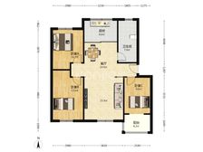 张店区 名仕城 3室2厅 104.00㎡ 49.50万