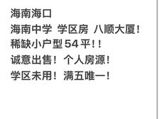 海口 八顺大厦 1室1厅 54.60㎡ 120万