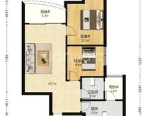 利州区 碧桂园 2室1厅 78.74㎡ 48万