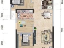 金城御景园3室2厅1卫南朝向70.00万元出售