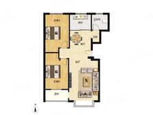 龙御现代城2室2厅1卫南朝向75.00万元出售