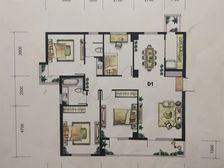 九洲外滩国际4室2厅2卫南北朝向88.00万元出售