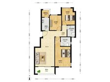 金地自在城3室2厅2卫南朝向71.00万元出售