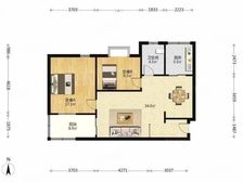 金鸡湖学校学区房 高尔夫花园 2室2厅