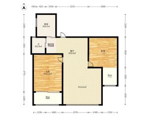 新濠澜境2室1厅1卫南朝向80.00万元出售