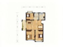 中建森林上郡3室2厅1卫南北朝向54.00万元出售