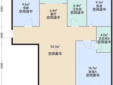 让山3室2厅2卫南北朝向150.00万元出售