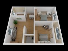 红果家园2室2厅1卫东西朝向53.00万元出售