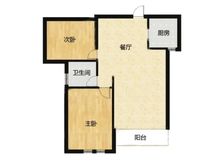 升华翡翠一品2室2厅1卫南朝向55.00万元出售