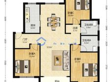 泰悦赫府3室2厅南北朝向195.00万元出售